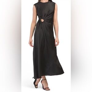House of Harlow 1960 Satin Slip Maxi Dress